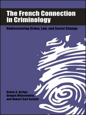 cover image of The French Connection in Criminology